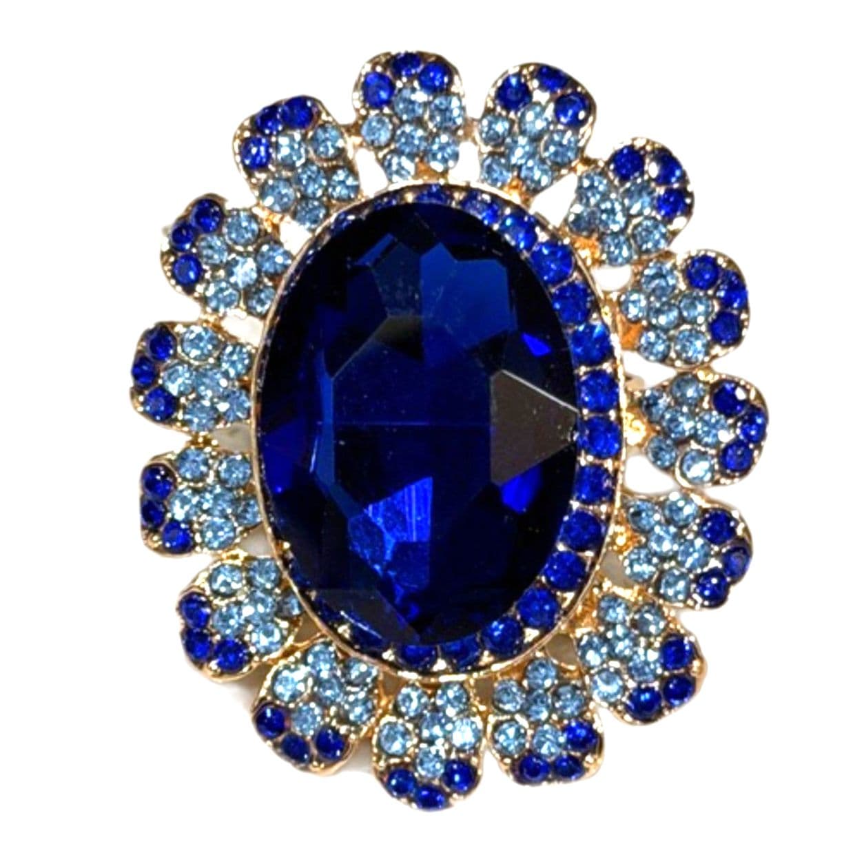 Elegant, Adjustable Sunflower Ring - Thumbnail 7