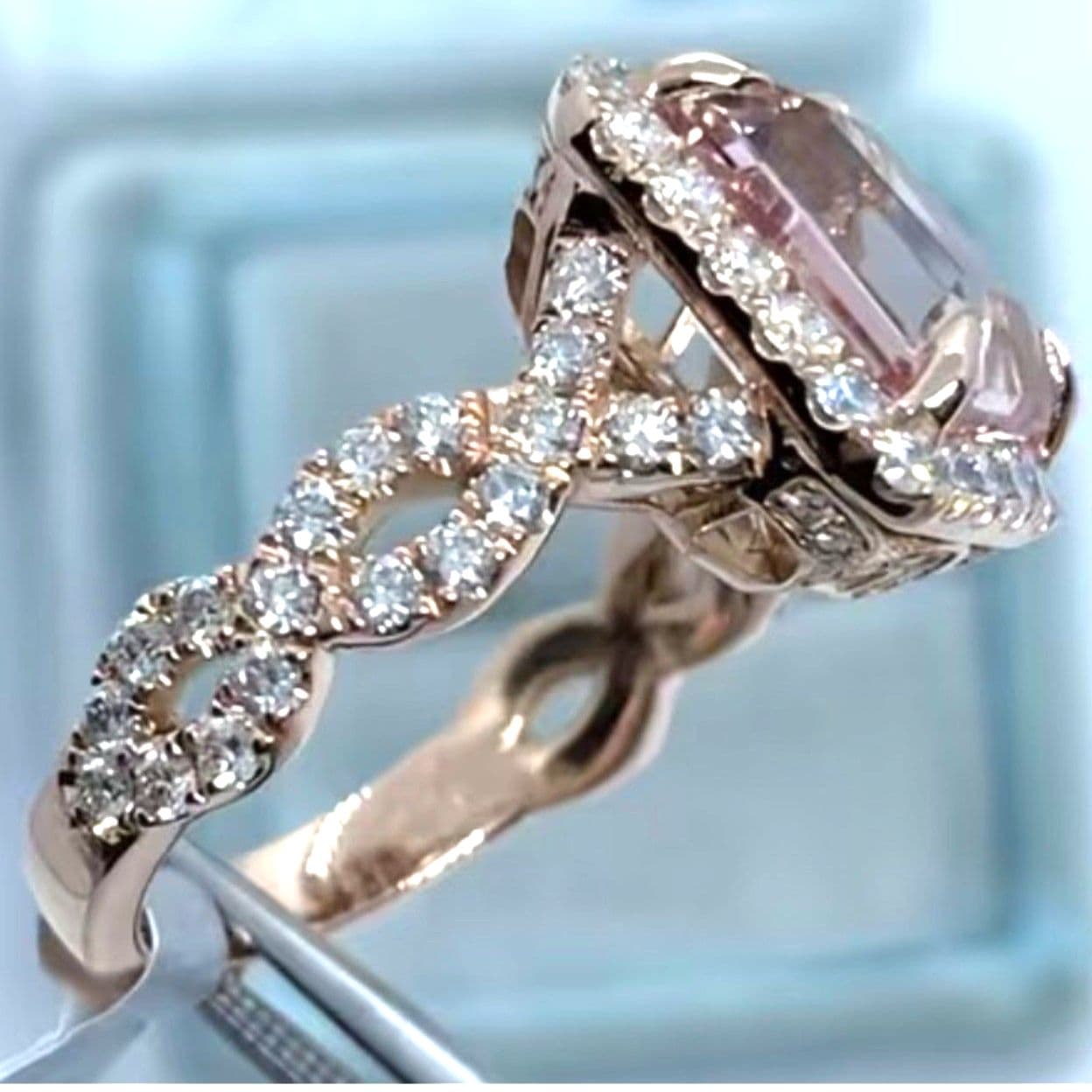 Oval cut, cubic synthetic zirconia ring 8.5 - Thumbnail 8