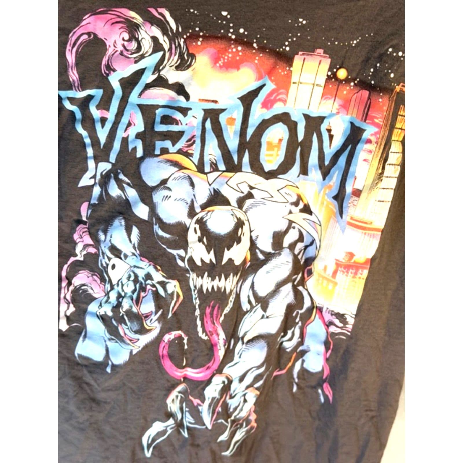 Marvel Venom Graphic T Shirt Gray Size Small - Thumbnail 7