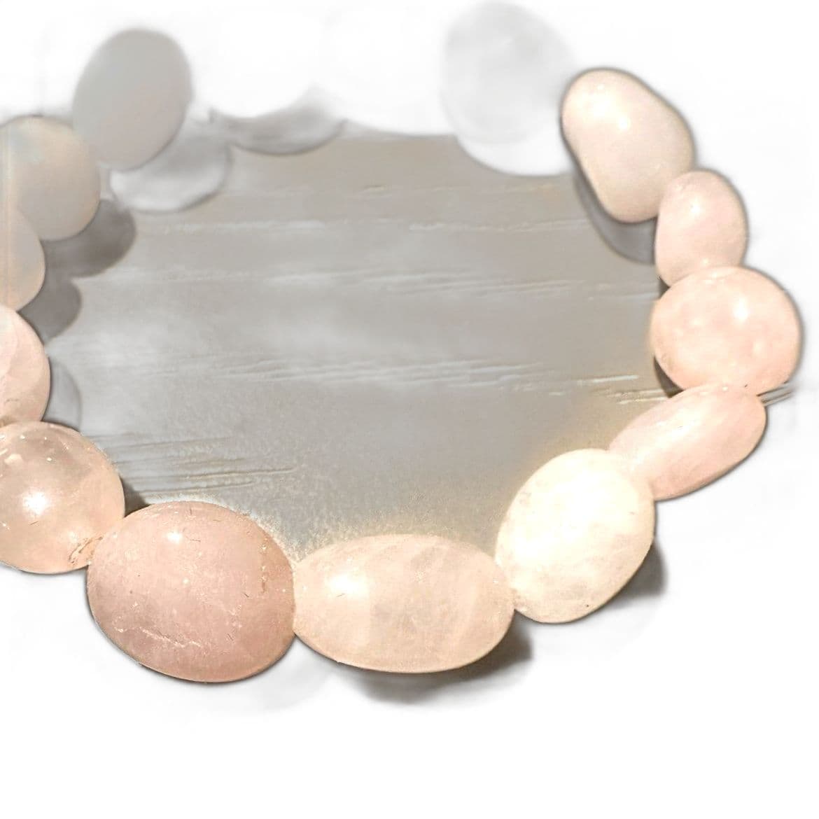 Pink Quartz Handmade Bracelet - Image 1
