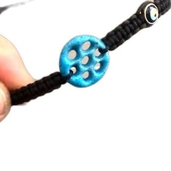 Assyrian Jewelry Bracelet Evil Eye Good Luck Bracelets Adjustable Handmade - Thumbnail 3