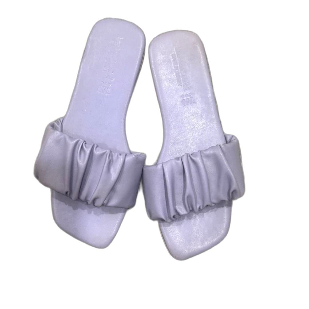 Women's Lavender Slide Sandals - Thumbnail 2