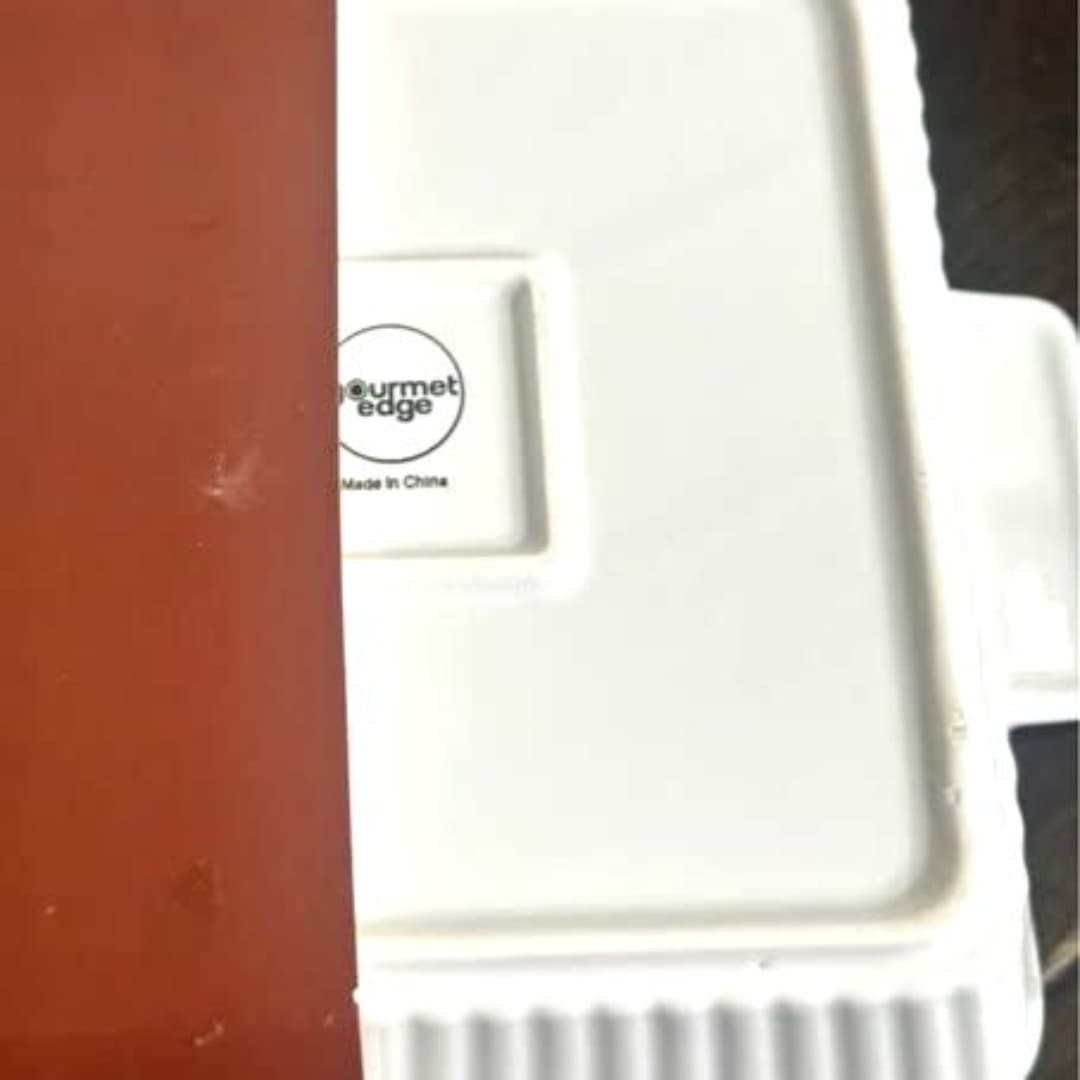 Gourmet Edge 2 pcs white ceramic baker plate - Thumbnail 4