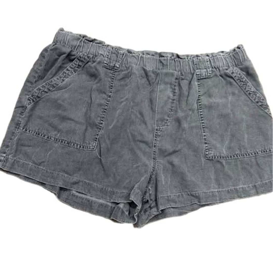 Grey shorts soft cloth, elastic wristband - Image 1