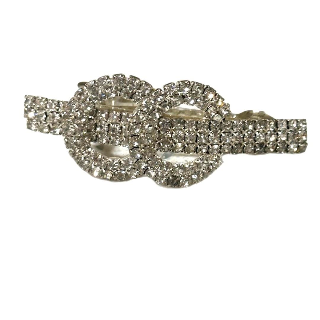 Sparkling Silver Hair Clip - Image 1