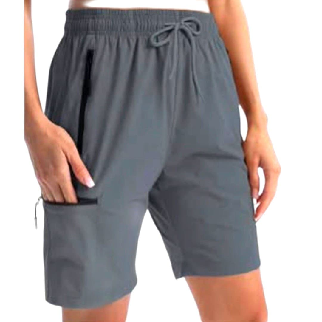 Auriviz Women's Hiking Cargo, Athletic Golf Quick Dry Lightweight Summer Shorts - Image 1