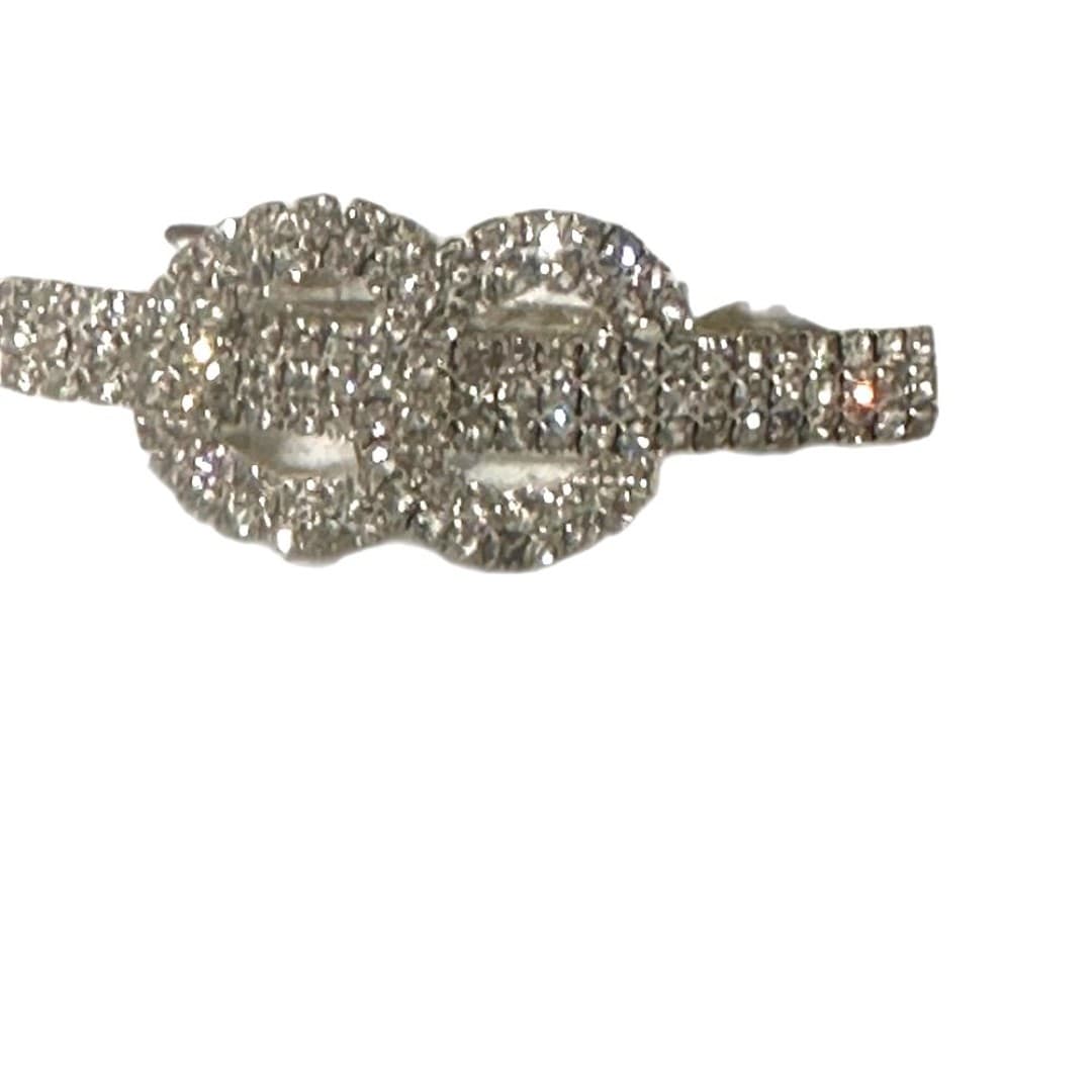 Sparkling Silver Hair Clip - Thumbnail 2