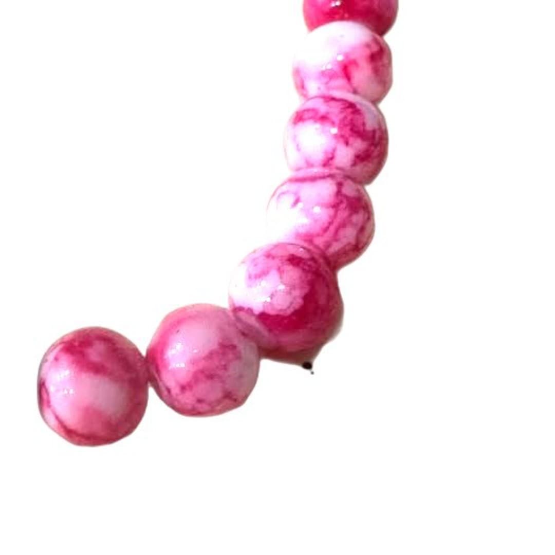 Bracelet with pink beads - Thumbnail 4