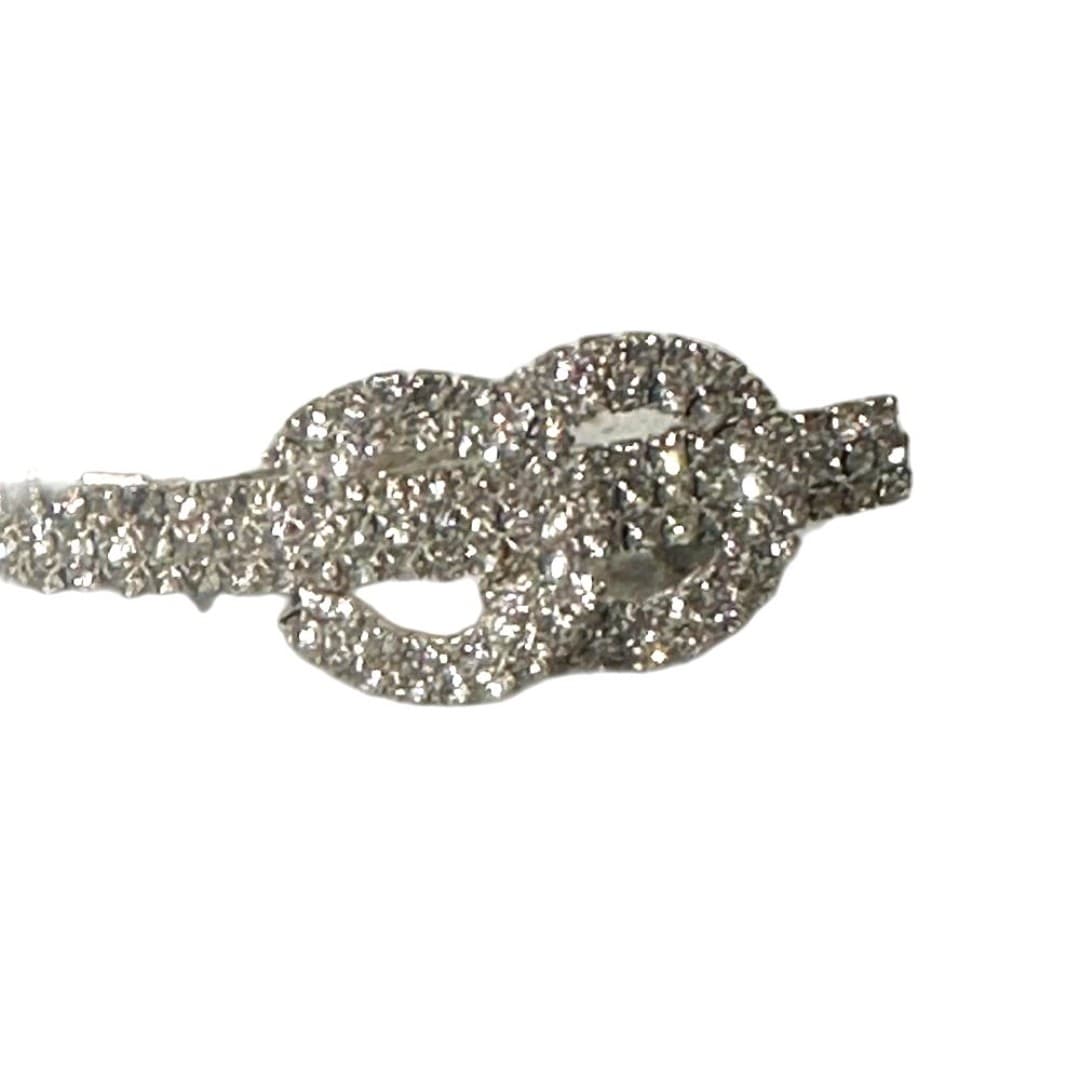 Sparkling Silver Hair Clip - Thumbnail 3