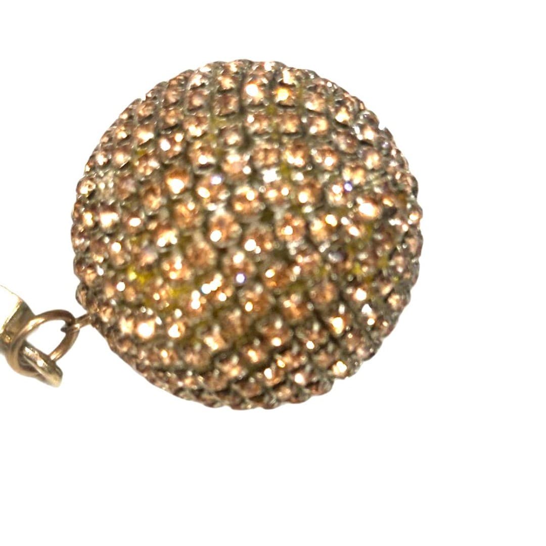 Sophia & Kate key chain/bag charm with a crystal ball design. - Thumbnail 3