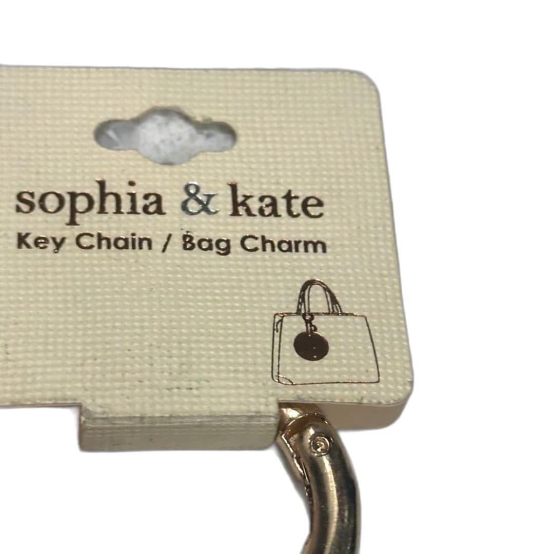 Sophia & Kate key chain/bag charm with a crystal ball design. - Thumbnail 4