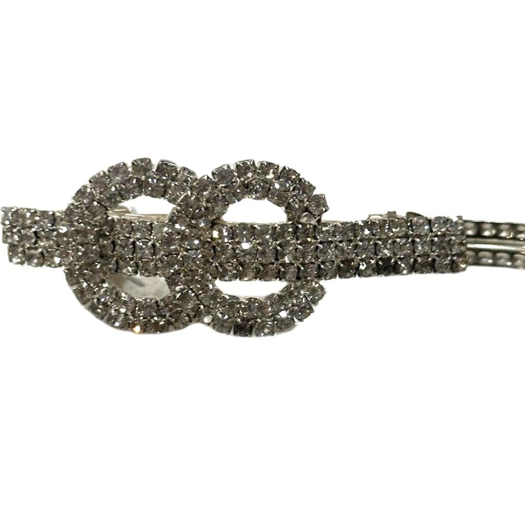 Sparkling Silver Hair Clip - Thumbnail 4