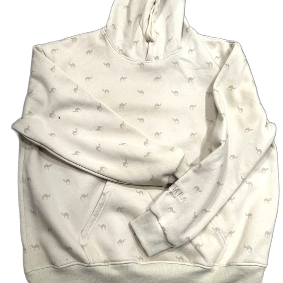 Sahara Hotel Las Vegas Cream Hoodie - Image 1