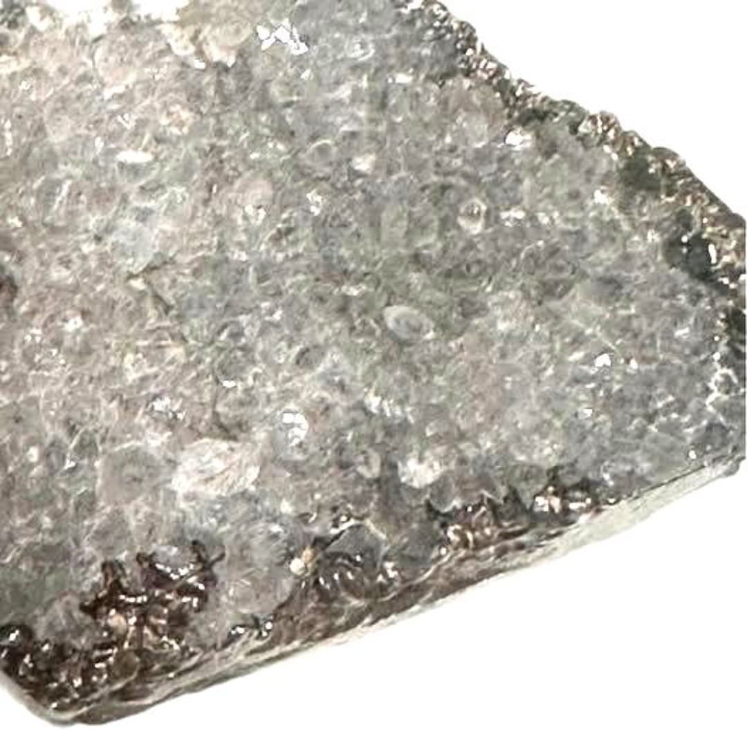 Amethyst Chrystal Druzy Cluster Pendant - Thumbnail 3