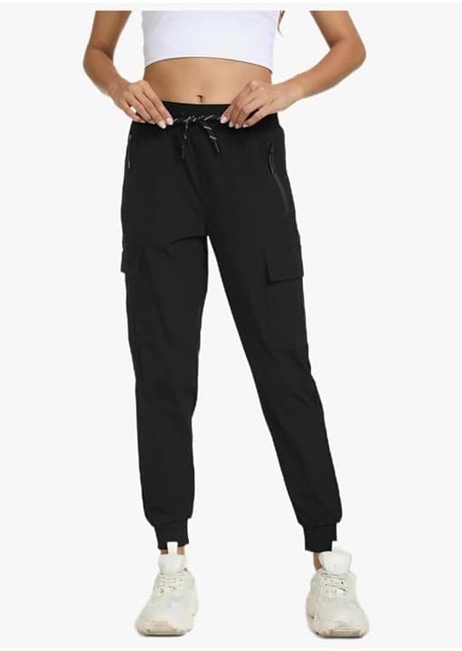Rrosseyz Womens Cargo Pants with Pockets-Lightweight Quick Dry Water Resistant - Thumbnail 7