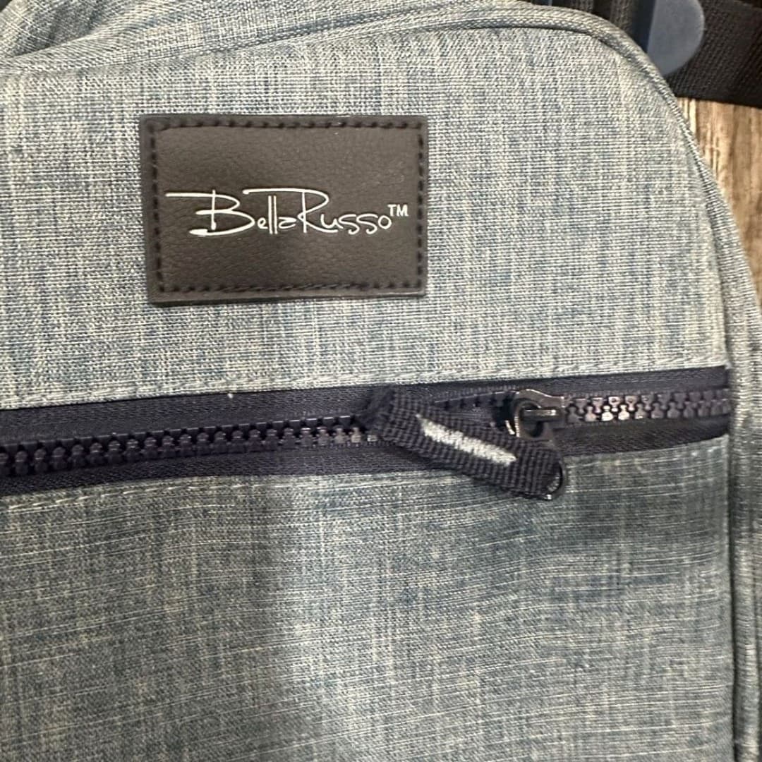 Bella Russo Insulated Backpack Blue/ Denim Crossbdy - Thumbnail 6