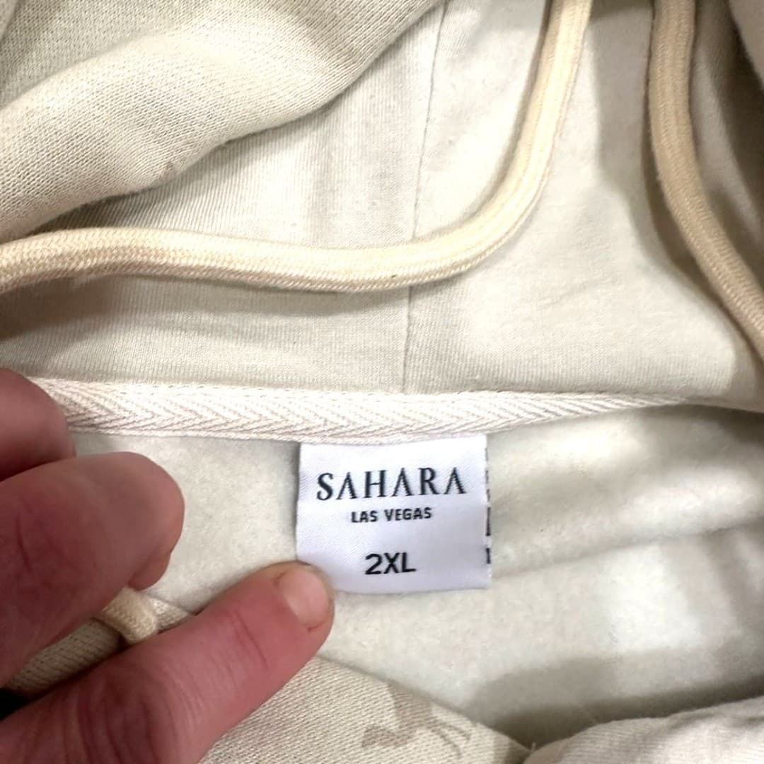 Sahara Hotel Las Vegas Cream Hoodie - Thumbnail 4