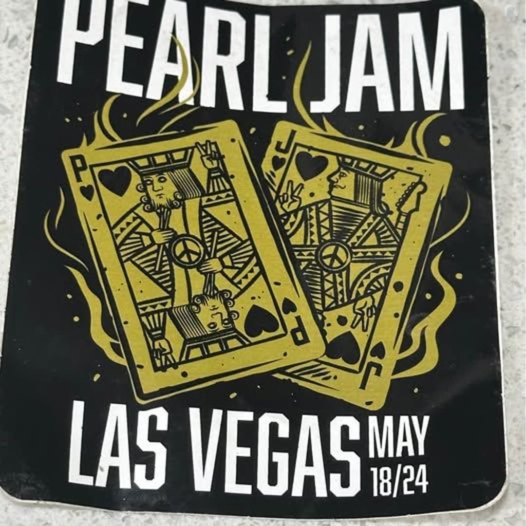 Pearl Jam Las Vegas Sticker Collector Item - Thumbnail 2