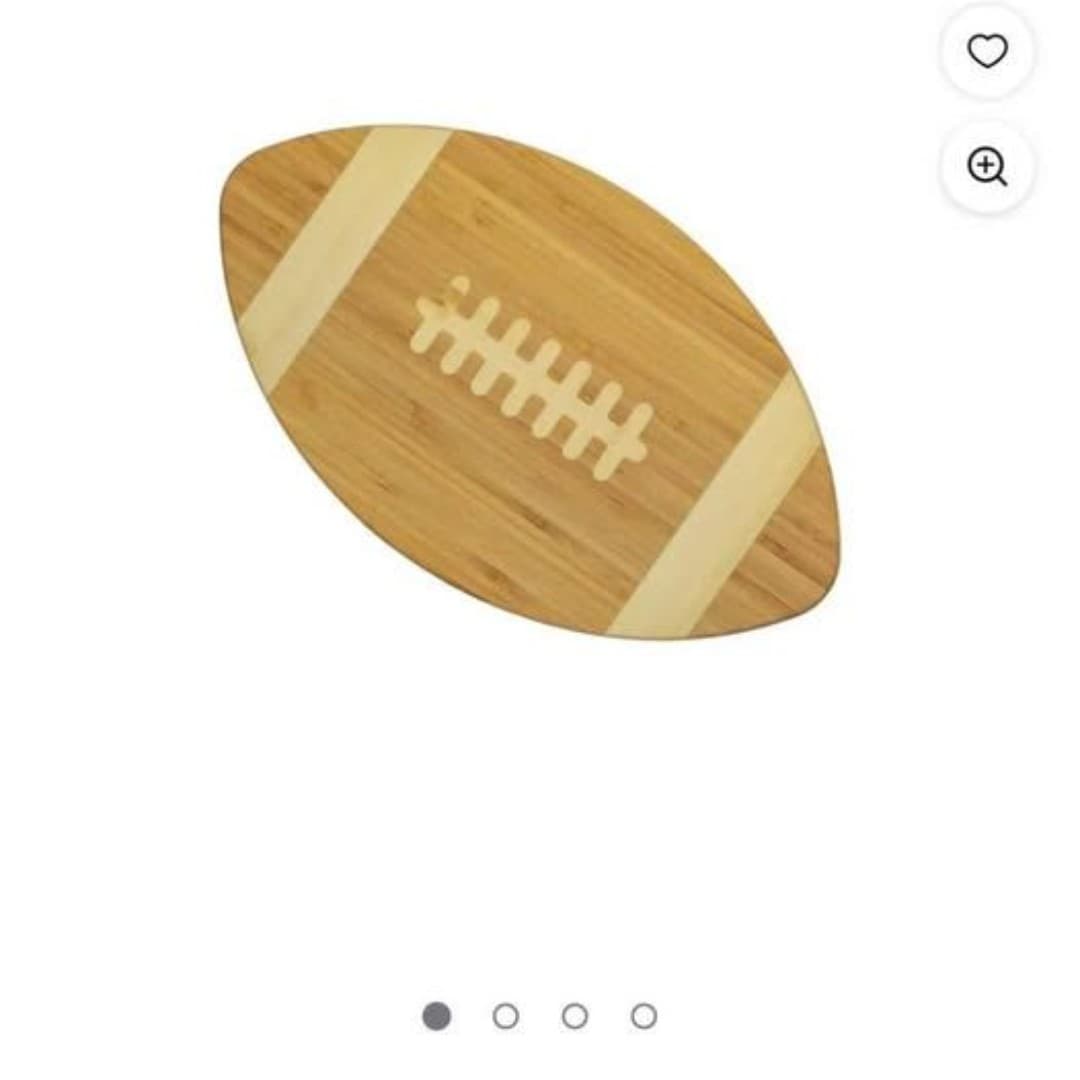 Grande Chef "The Champ" Bamboo Football Cutting Board - Thumbnail 5