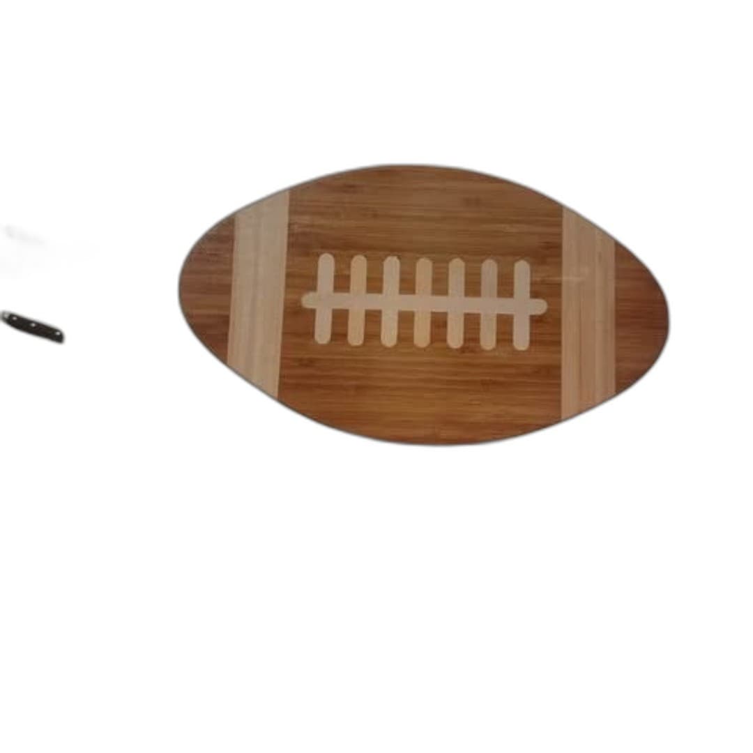 Grande Chef "The Champ" Bamboo Football Cutting Board - Thumbnail 3
