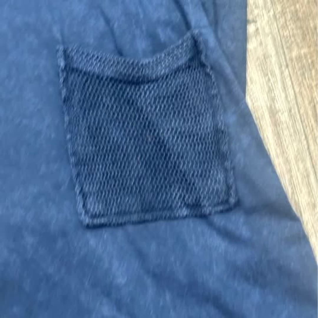 Blue cotton dress with rhinestone birds - Thumbnail 3