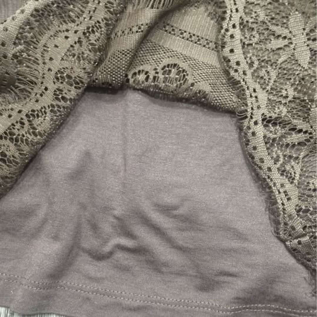 Sleeveless Lace Overlay Dress - Thumbnail 4