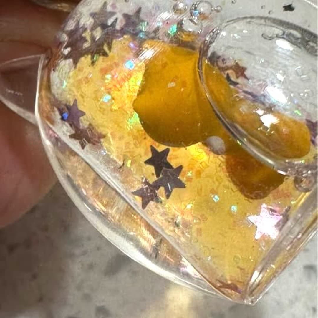 Keychain with car figure and glitter - Thumbnail 6