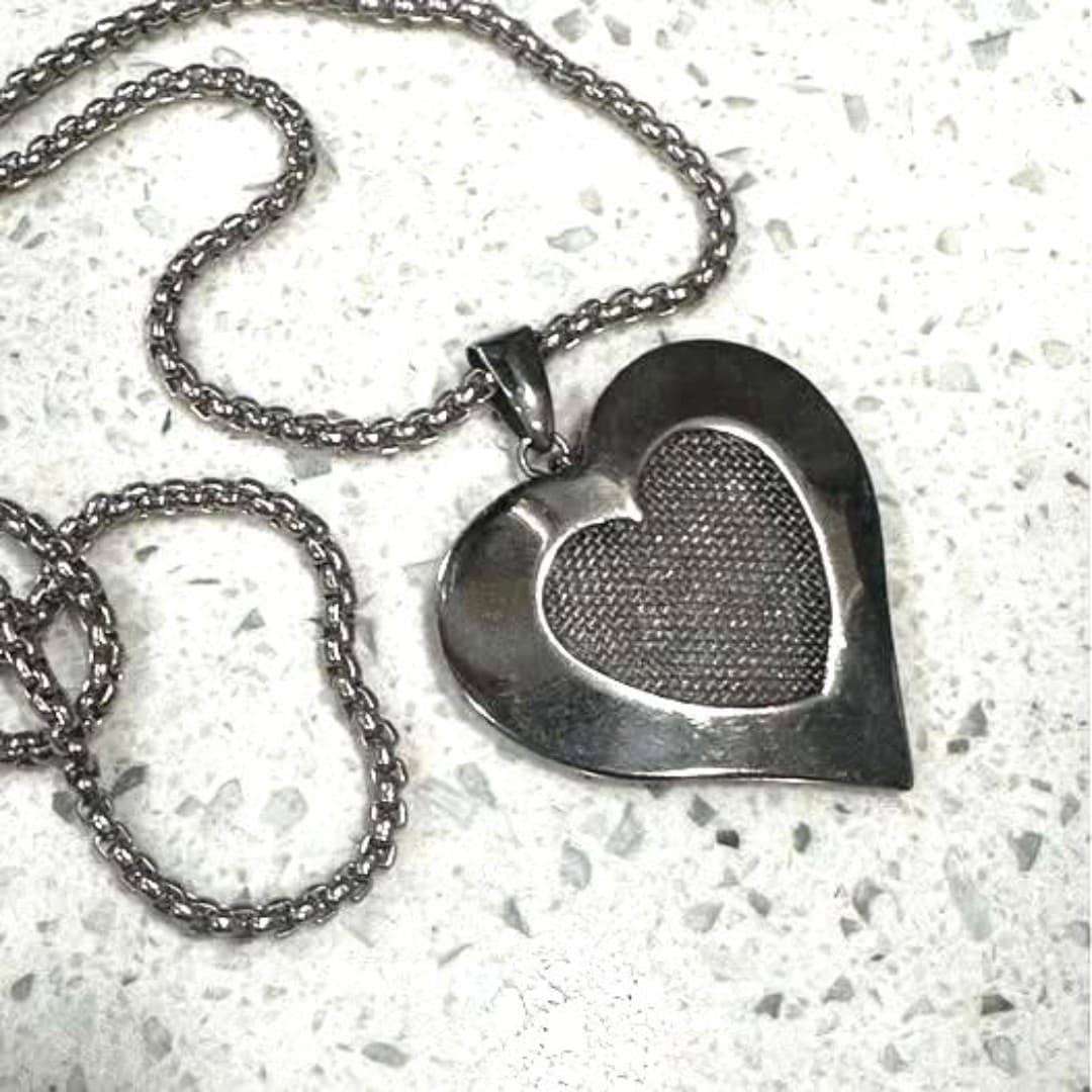 Stainless Steel Beautiful Heart Necklace - Thumbnail 5