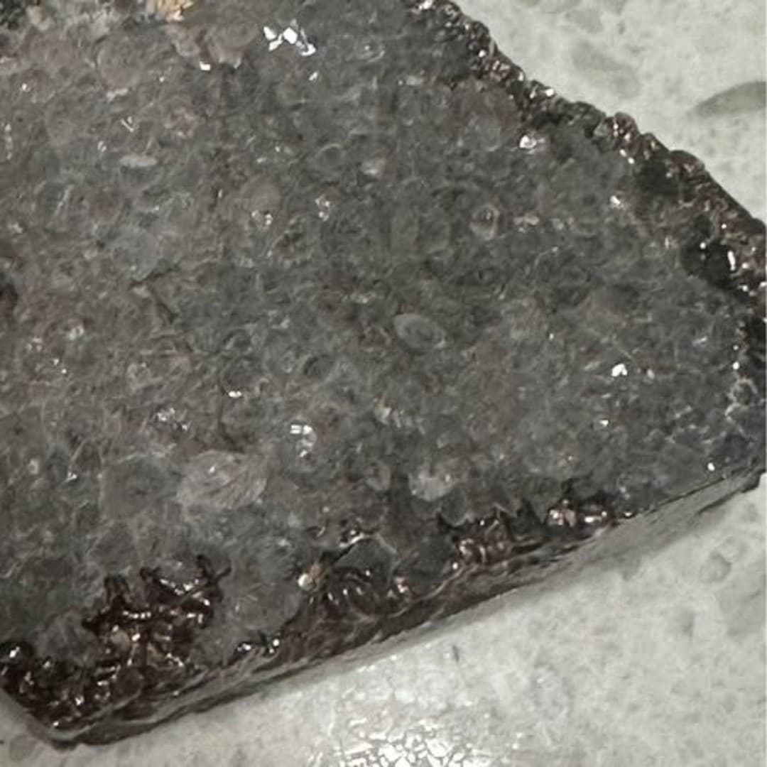 Amethyst Chrystal Druzy Cluster Pendant - Thumbnail 3