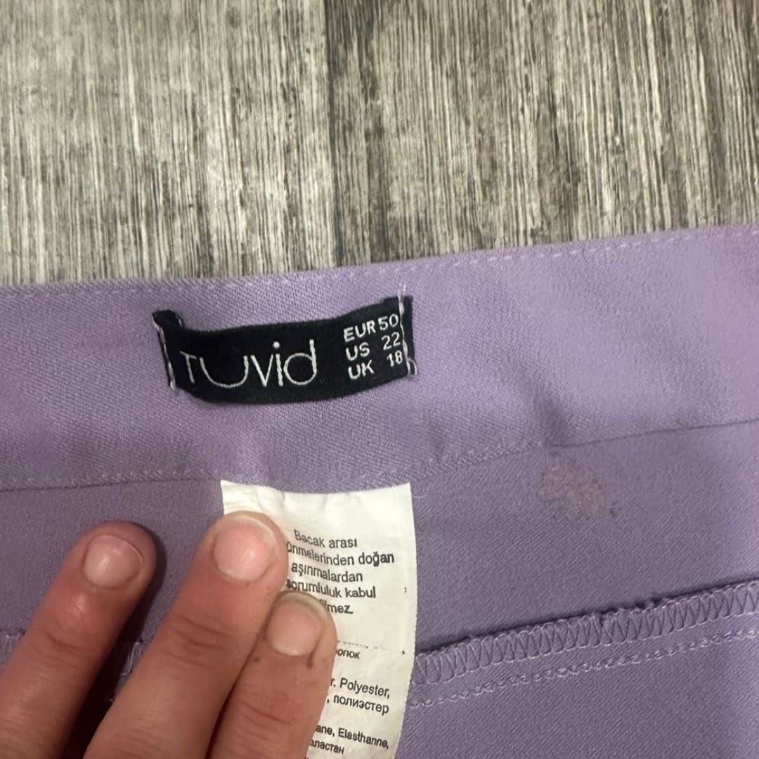 Lavender Pants high-quality from Europe - Thumbnail 3