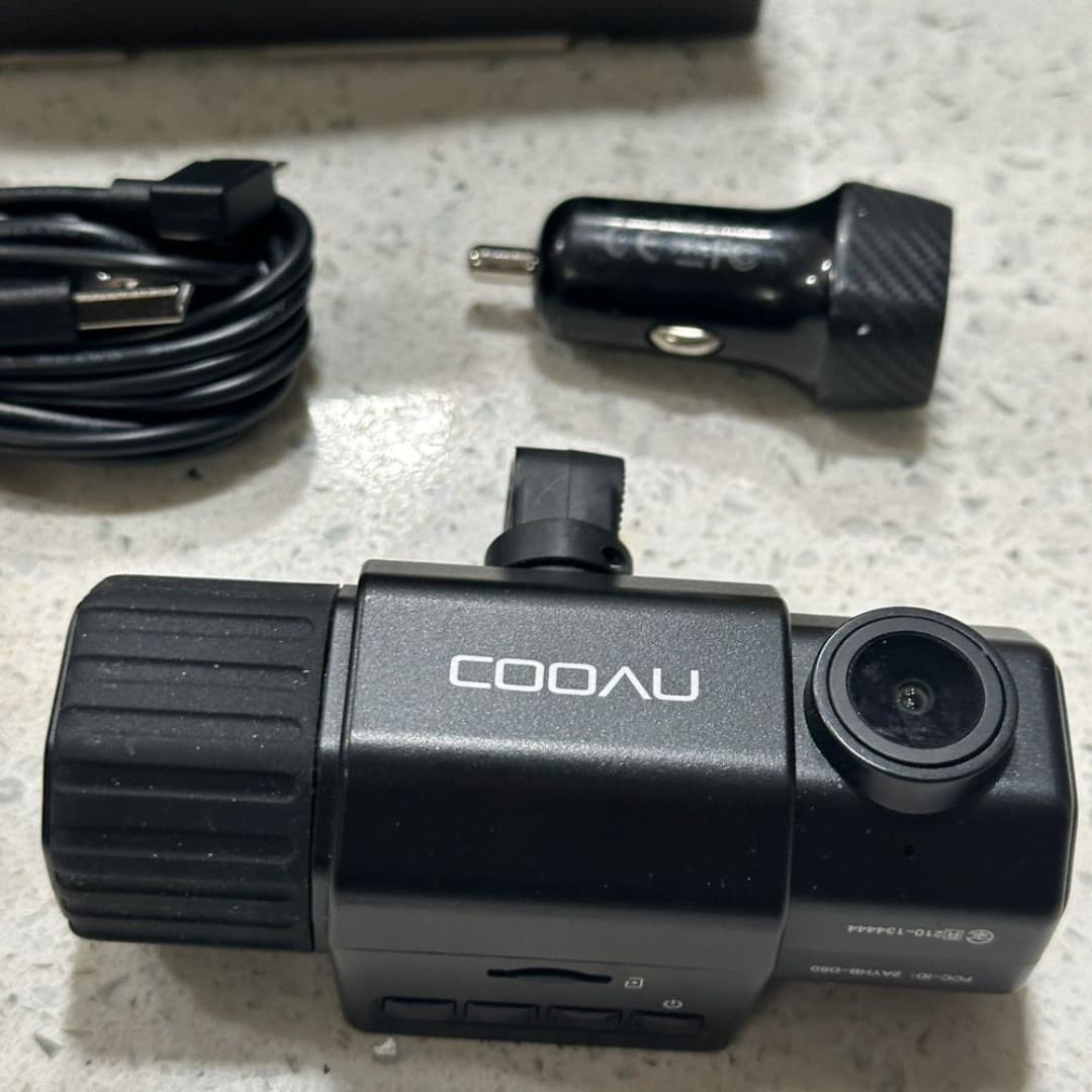 COOAU Dual Dash Cam Front and Inside, Built-in GPS and WI-FI - Thumbnail 5