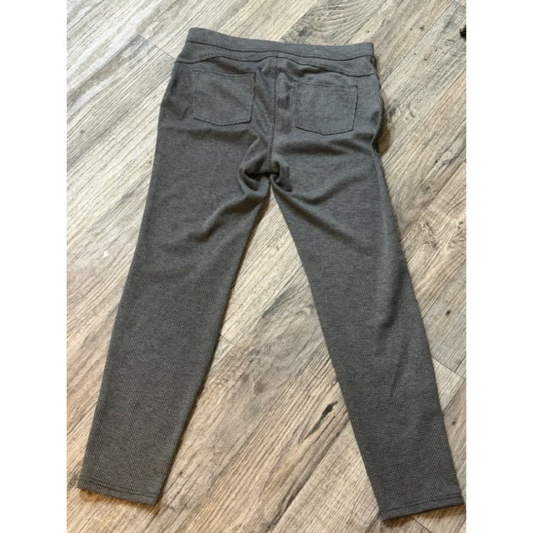 Simply Vera Vera Wang Skinny Pants Gray Plaid Stretch Work Career Size L - Thumbnail 5