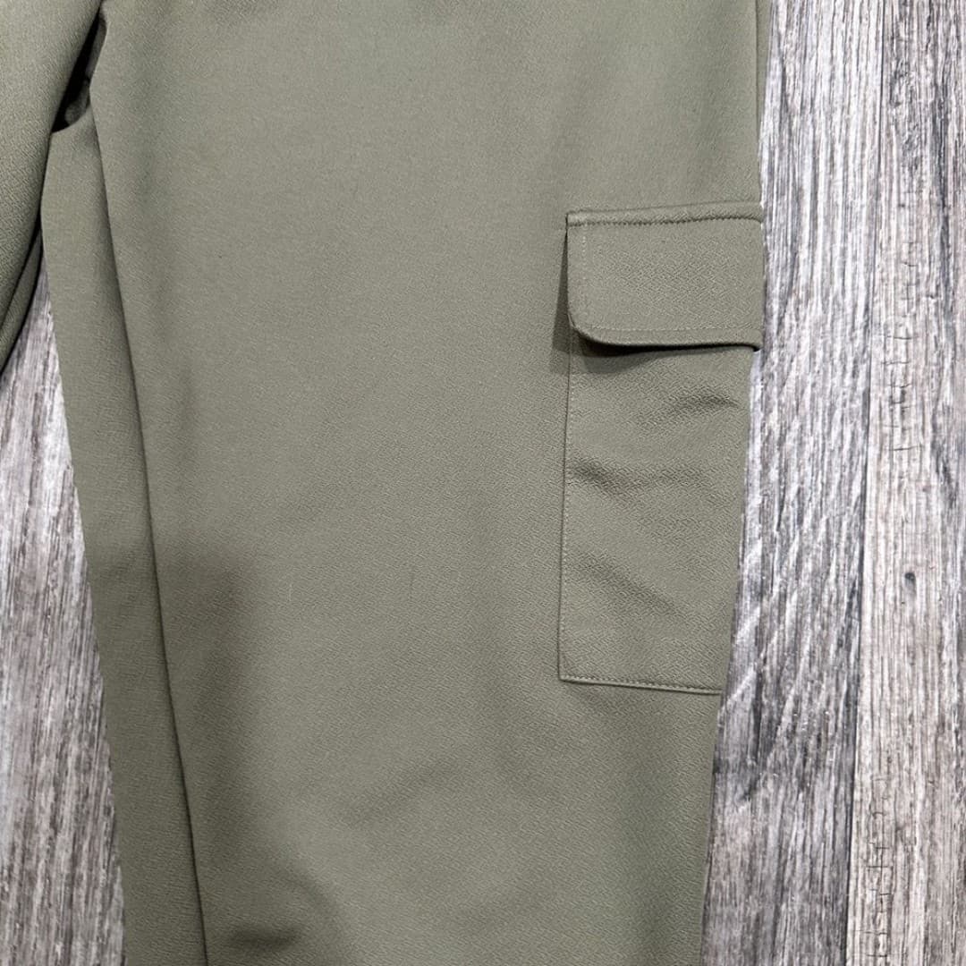 Olive Green Cargo Pants for woman - Thumbnail 3