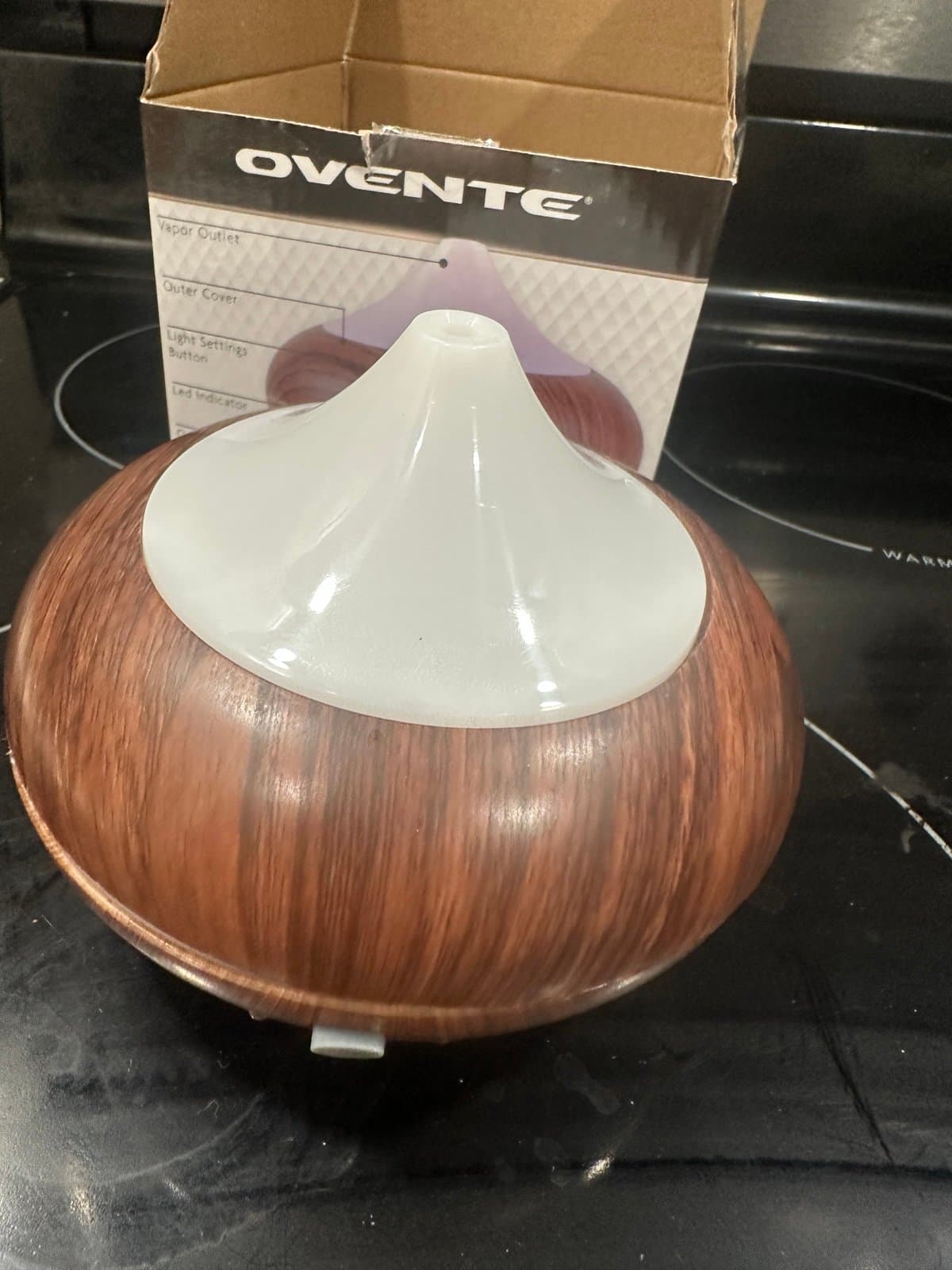 Ovente Brown Essential Oil Diffuser - Thumbnail 2