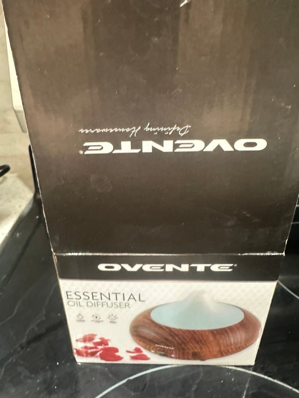 Ovente Brown Essential Oil Diffuser - Thumbnail 5