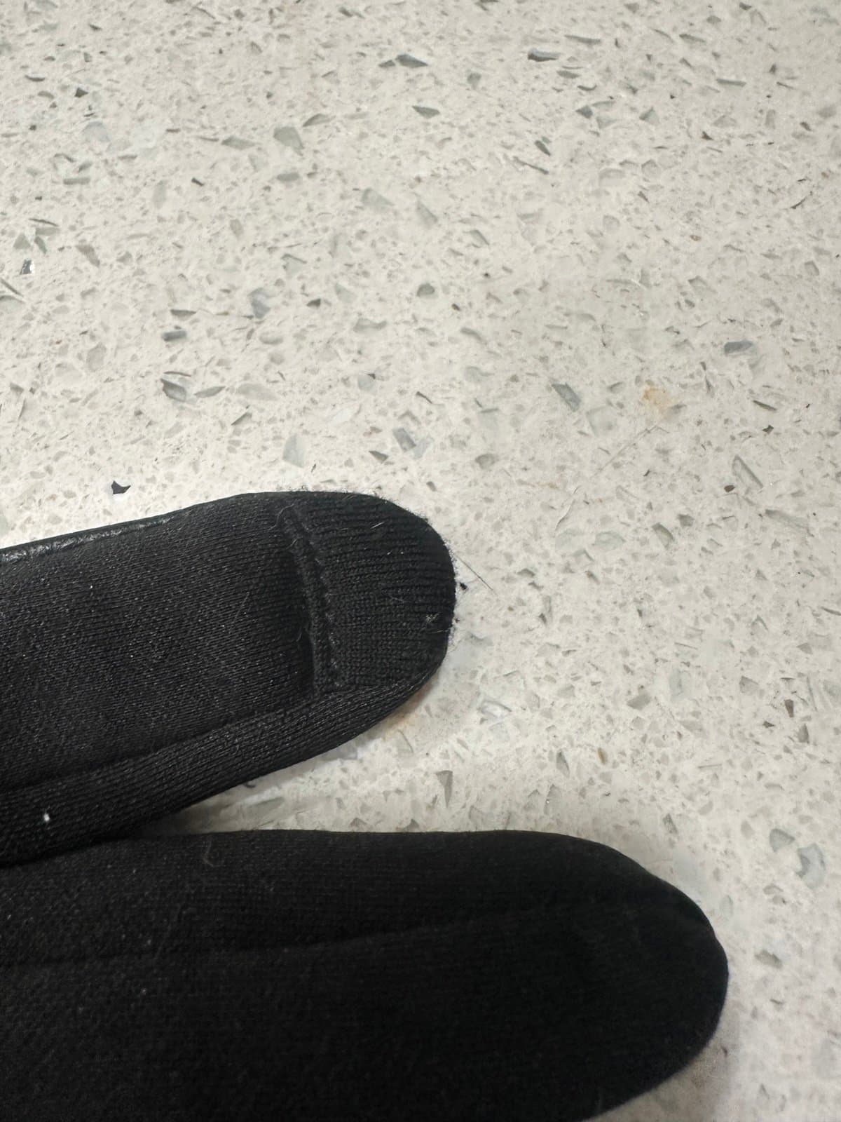 Bass black leather gloves featuring a lining - Thumbnail 6