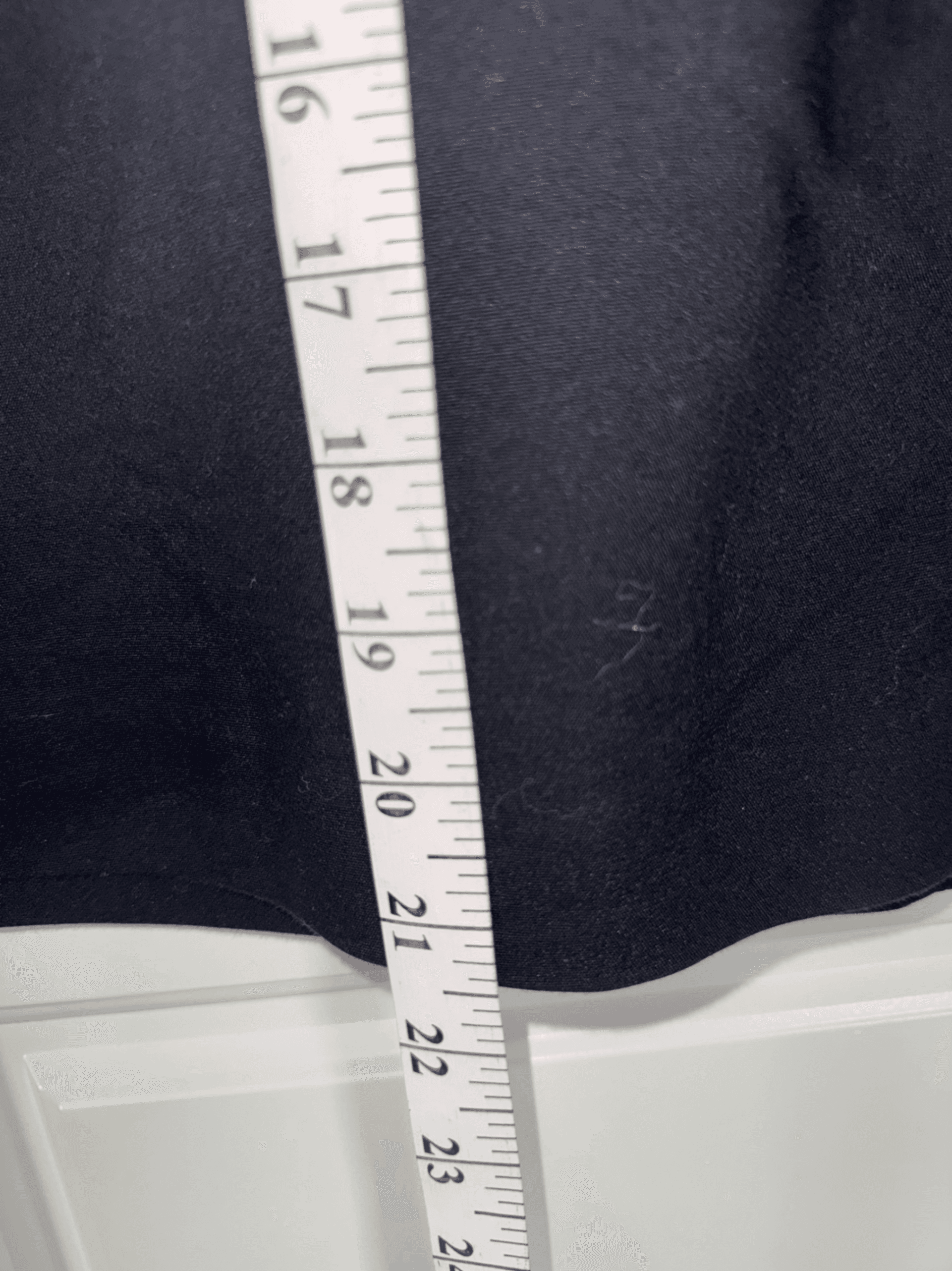 Black A-Line Skirt, Size 8, Classic Style - Thumbnail 3