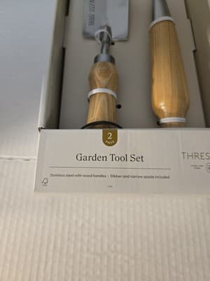 2pc Plant Gardening Tool Set Stainless Steel Finish - Threshold™ - Thumbnail 2