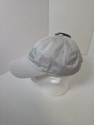 Michigan State Spartans Snapback Hat Cap Washed Cotton Ripstop Fabric Grey - Thumbnail 2
