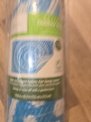 5’ x 7’ Outdoor Rug Woven Teal Medallion NEW - Thumbnail 4