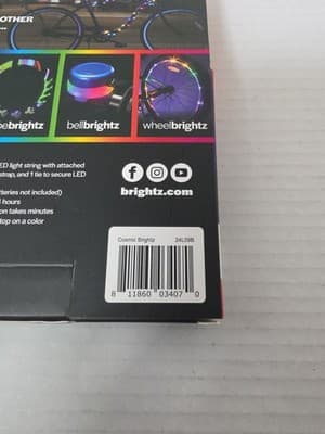 Bike Light Brightz Cosmic LED Color Morphing Bicycle Frame Light - Thumbnail 3