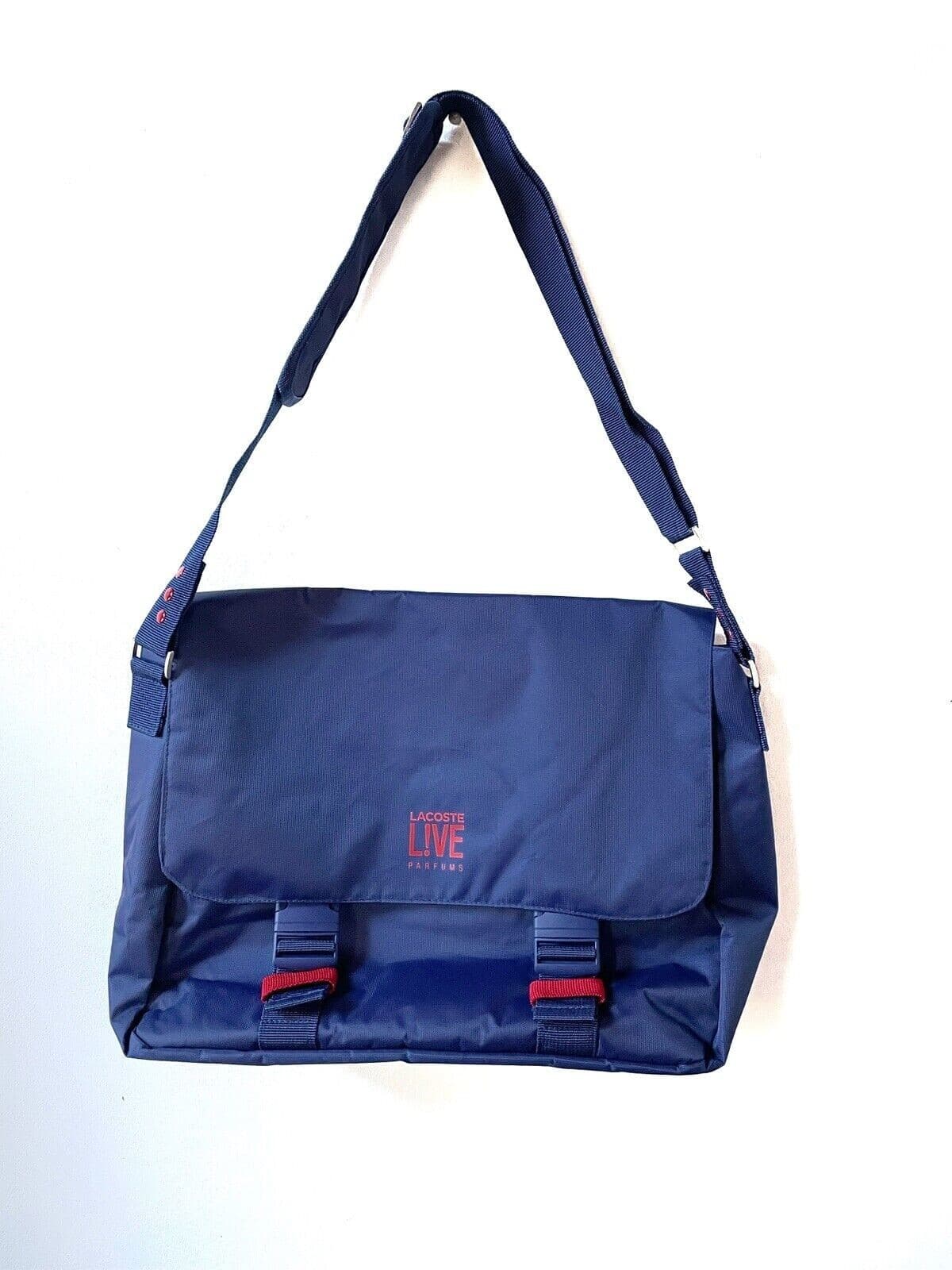 Lacoste Live Parfums Laptop Messenger Travel Bag Shoulder Cross Body New - Image 1