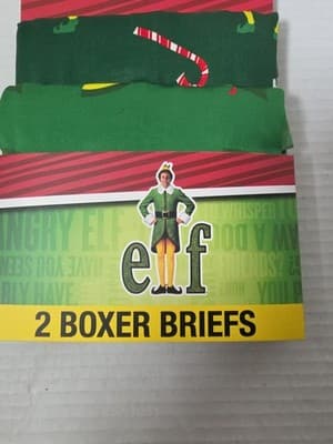 Elf Movie Boxer Briefs 2-Pack Men’s Size Large Christmas Buddy the Elf... - Thumbnail 4