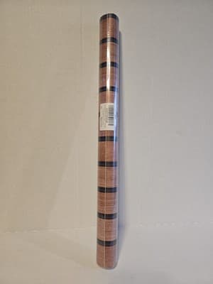 Wood Panel Wallpaper Peel and Stick Brown Striped Wood Slat 17.7 in X 118 in - Thumbnail 9