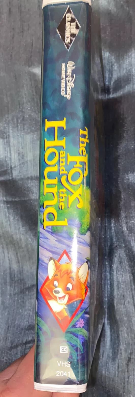 Lot of Black Diamond Disney VHS Tapes Jungle Book Aladdin Fox & Hound Beauty Be - Thumbnail 2