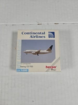 1:500 Herpa Wings Continental Airlines Boeing 737-700 N24702 512466 New Generati - Thumbnail 11