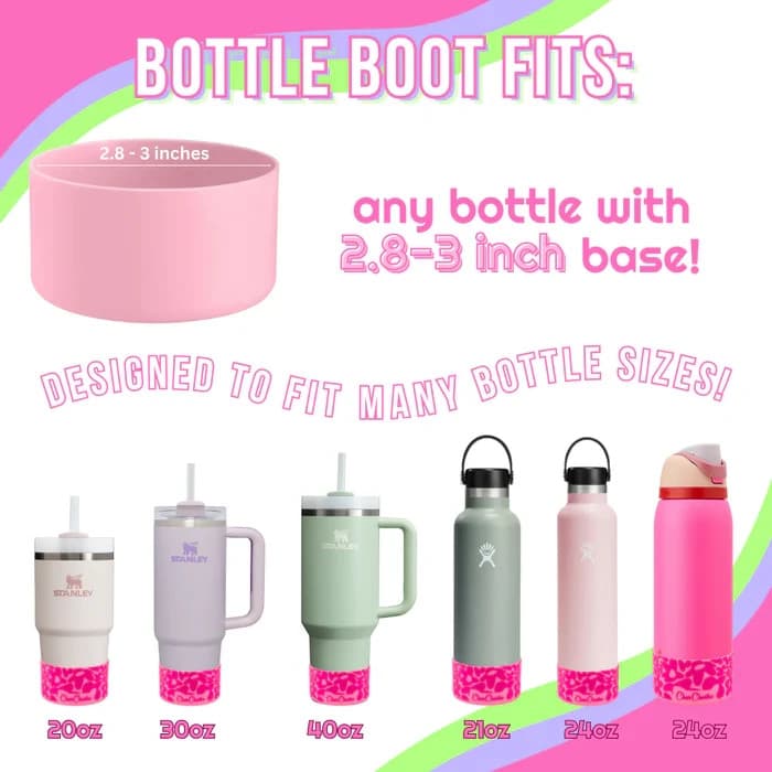 Char Charms Light Pink Bottle Boot - Thumbnail 3