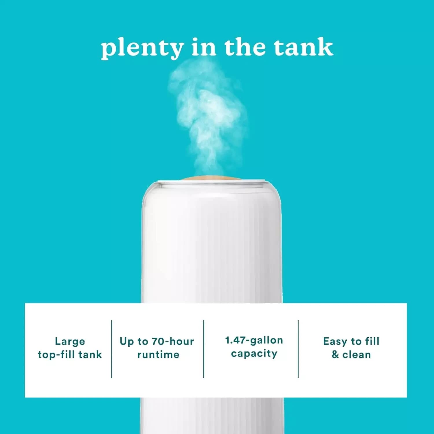 Homedics Breathe Better Ultrasonic Humidifier White CMTF91 New Unopened - Thumbnail 8