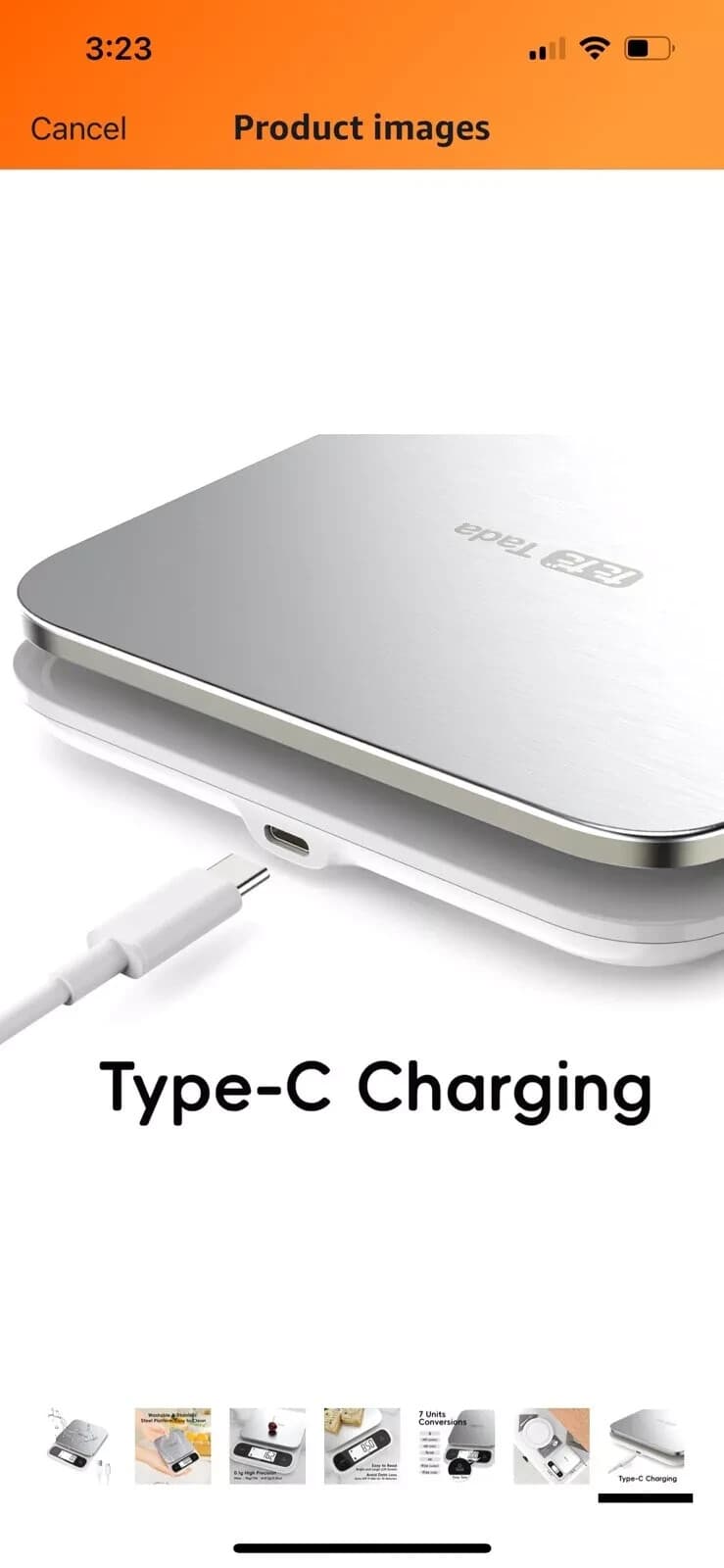 Electronic Digital Stainless Steel Kitchen Scale NEW In Box - Thumbnail 6