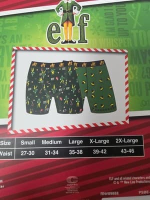 Elf Movie Boxer Briefs 2-Pack Men’s Size Large Christmas Buddy the Elf... - Thumbnail 5